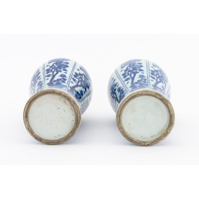 Ceramic Chinese Porcelain Covered Meiping Vases, Pair For Sale - Image 7 of 7