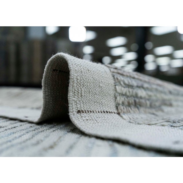 Textile Turkish Tulu Handmade Rug 8'8" x 12'9" #20339 For Sale - Image 7 of 8