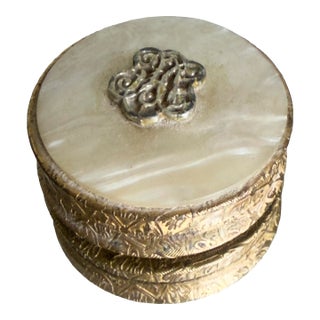 Vintage 1970s Este Lauder Perfume Compact For Sale