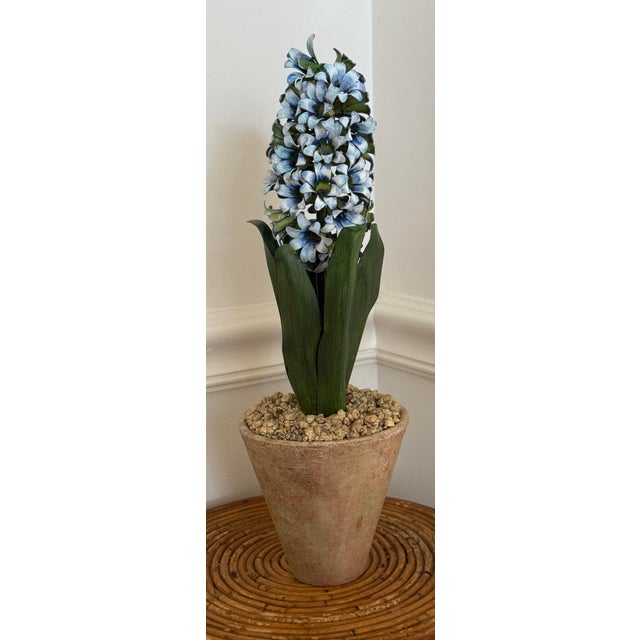 Tommy Mitchell Tole Potted Hyacinth. For Sale In Miami - Image 6 of 12