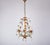 Italian Gilt Fruit Chandelier with Murano Glass Grapes, 1930s For Sale - Image 4 of 10