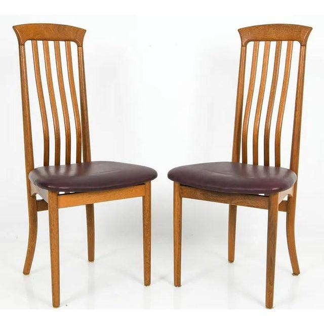 Mid 20th Century Set 6 Danish Modern Teak Dining Chairs For Sale In New York - Image 6 of 8