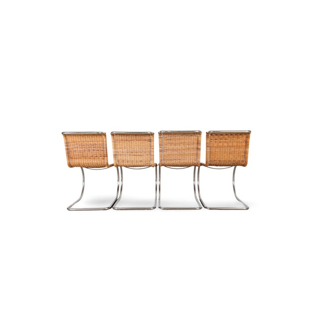 MR10 Chairs by Mies Van Der Rohe, Set of 4 For Sale - Image 6 of 10