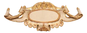 18th Century Italian Scrolling Cartouche Plaque