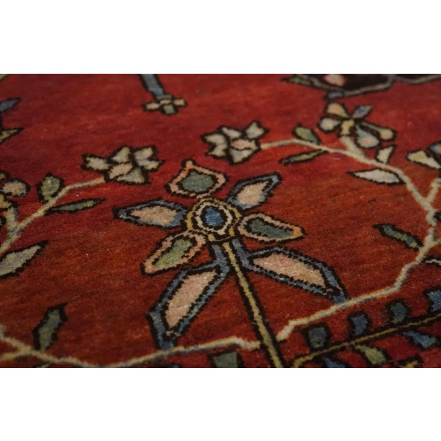 Antique Mohajeran Sarouk Rug 1'10'' x 2'9'' For Sale - Image 12 of 12