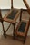 This vintage wood library step stand features a classic, functional design intended for library or study use. Crafted from...