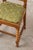 Late 19th Century Victorian Walnut Barley Twist Chair With Green Damask Upholstery For Sale - Image 9 of 10