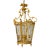 Myran Allan Luxury Lighting Neoclassical French Gold Lantern For Sale