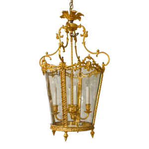 Myran Allan Luxury Lighting Neoclassical French Gold Lantern