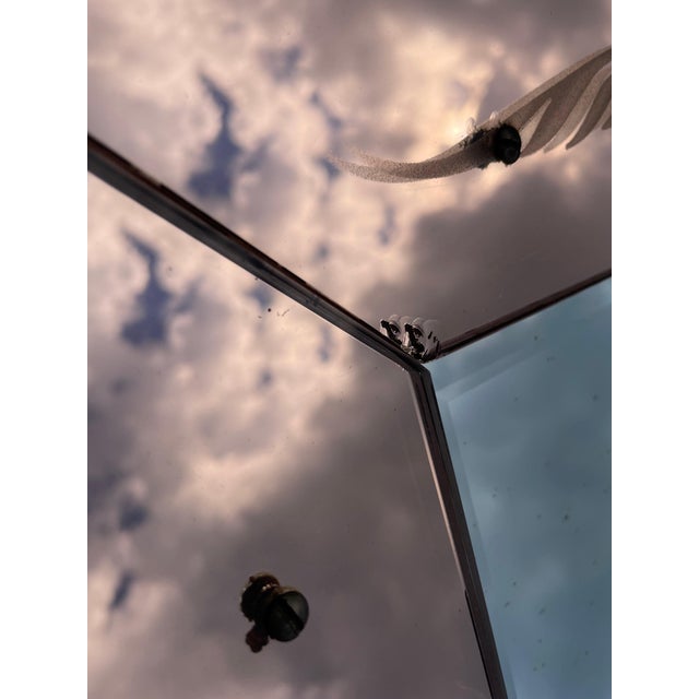 Mid-Century Modern Venetian Pink Mirror, 1950s For Sale - Image 3 of 8