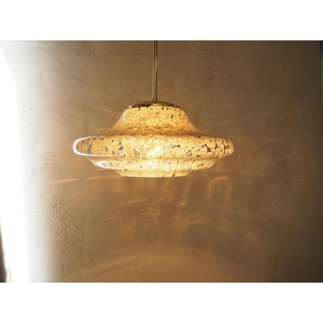 Mid-Century Glass Chandelier by Stefan Tabery, 1960s For Sale - Image 12 of 13