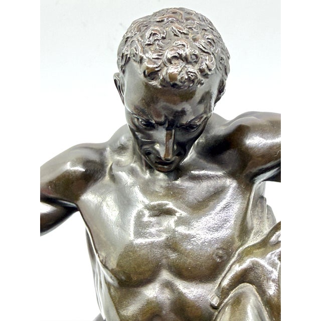 1900s Philipp E. Hamburger Neo-Classical “The Wrestlers” For Sale In Palm Springs - Image 6 of 16