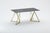 Steel Stand Table 160 in Walnut by Sebastian Scherer For Sale - Image 13 of 16