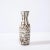 Ceramic Mid-Century Modernist White and Earth Toned Ceramic Vase With Banded Detailing For Sale - Image 7 of 13