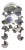 Blades Ceiling Lamp by Dario Nasuti For Sale