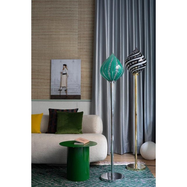 Spirale Colorful Balloon Brass Glass Floor Lamp 150 by Magic Circus Editions For Sale - Image 4 of 15