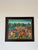 M. Bazile Haitian Folk Art Market Scene Oil on Masonite Board – Framed For Sale - Image 4 of 12