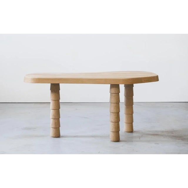 Wood Data Table in Oak S by Atelier Thomas Serruys For Sale - Image 7 of 10