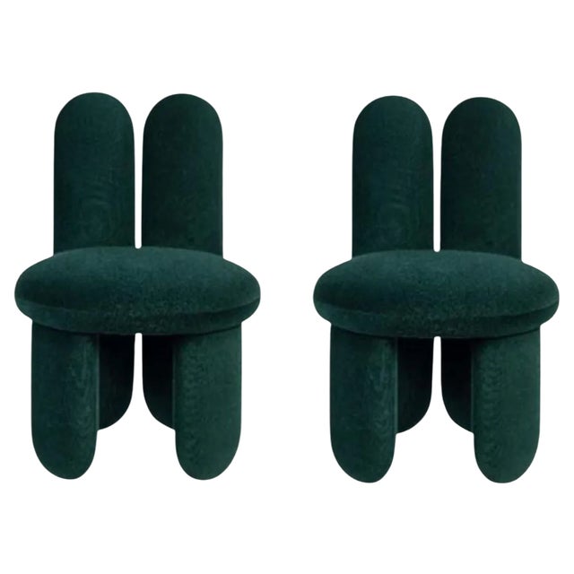 Set of Glazy Gentle Chairs by Royal Stranger For Sale