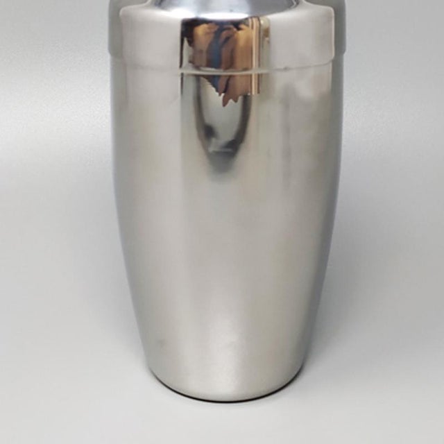 1970s Vintage German Cocktail Shaker in Stainless Steel by Jo Laubner, 1970s For Sale - Image 5 of 7