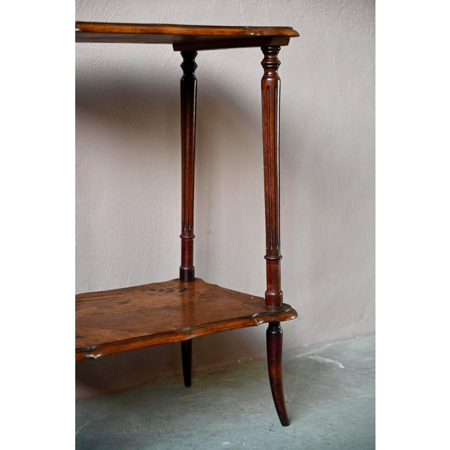 Vintage Wooden Serving Table, 1920s For Sale - Image 6 of 14