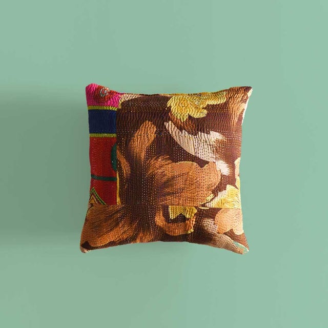 Vintage Cushions in Afghan Vintage Fabrics, 1980s, Set of 8 For Sale - Image 10 of 11