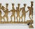 Mid 20th Century Vintage Brass Musician Menorah For Sale - Image 5 of 6