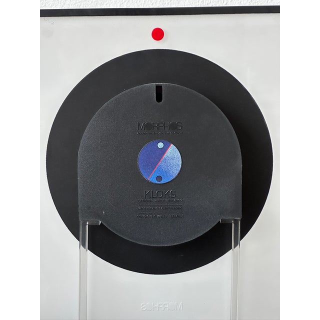 Morphos Clock from Acerbis, 1980s, in Flawless conditions. Designed 1980 to 1989 This piece has an attribution mark, I am...