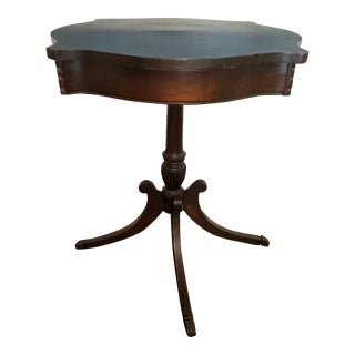 Antique Drum End or Side Table For Sale