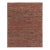 Rug & Kilim’s Modern Rug in a Red & Orange-Brown Striae, Geometric Patterns For Sale