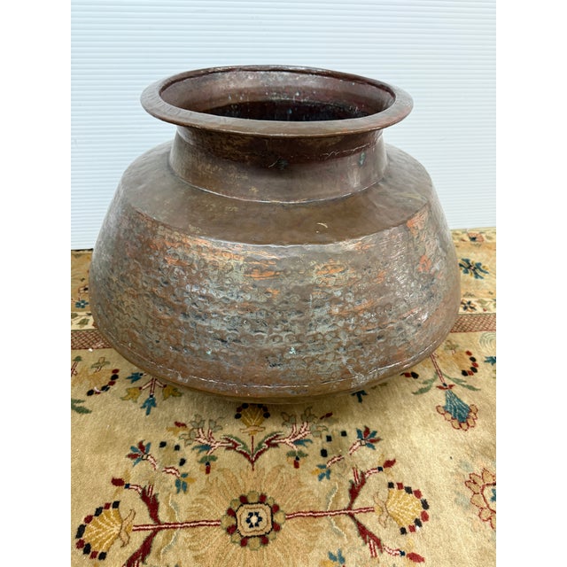 Traditional Indian Copper Water Vessel, Antique For Sale - Image 3 of 12