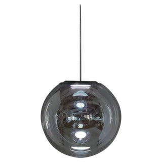 Silver-Grey Iris Globe 40 Pendant by Sebastian Scherer For Sale