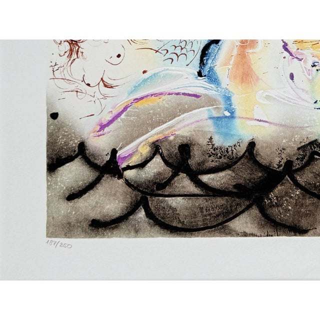 Salvador Dali, The Sea Horse, 1970, Lithograph, in Flawless conditions. Designed 1970 to 1979