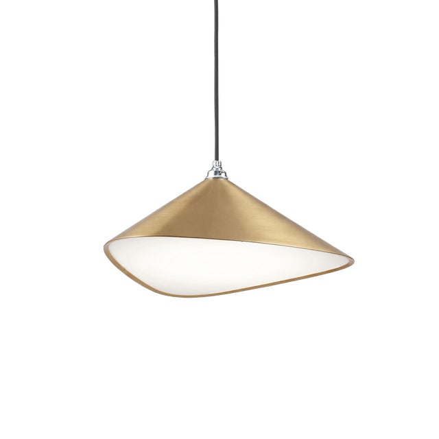 Not Yet Made - Made To Order Emily II Pendant Light in Gold Metallic Tone by Daniel Becker for Moss Objects For Sale - Image 5 of 5