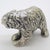 Large Vintage Italian Handmade Silver Brown Bear Cub Figurine, Novara, 1970s For Sale - Image 9 of 16