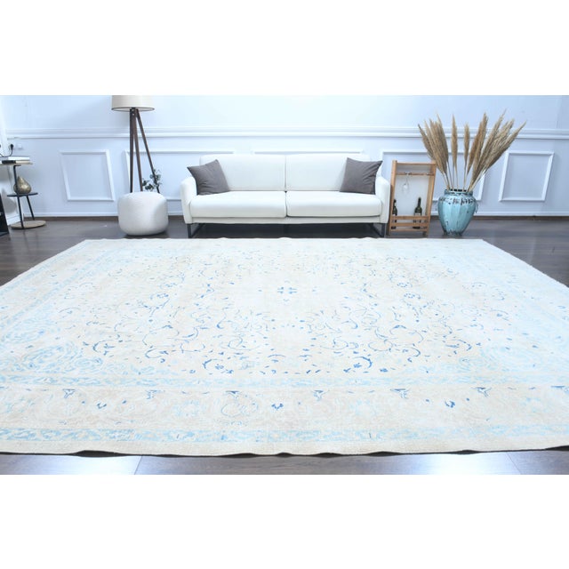 Vintage Persian Hand-Knotted area rug is a semi-antique vintage area rug. The ' 70s Eastern region of Anatolian's unique...