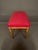 Ruby Red 19th Century French Louis XVI Style Gilded Bench With Ruby Red Upholstered Seat, Circa 1890 For Sale - Image 8 of 9