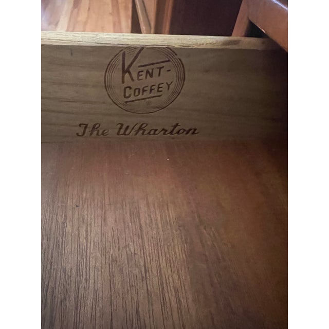 1960s Kent Coffey Elegante Highboy & 2 Wharton Nightstands 1960’s For Sale - Image 5 of 11