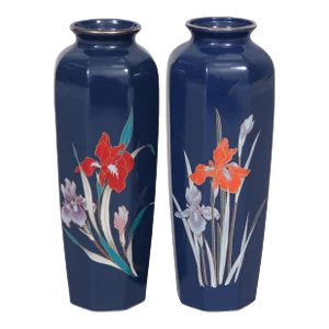 Japanese Ceramic Vases - Set of 2