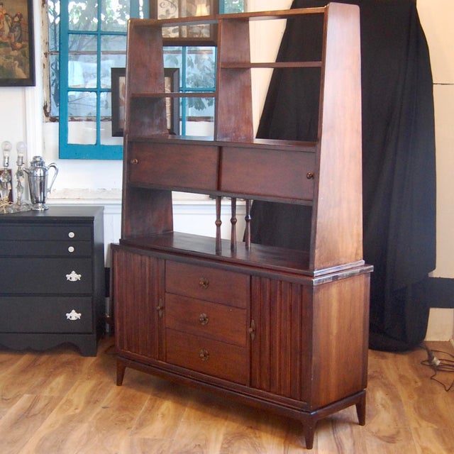 MidCentury Room Divider/Shelving Unit Chairish