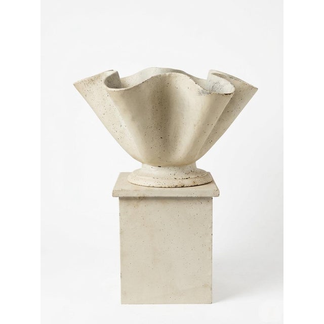 1990s Cast Iron Planter on Base Inspired by Willy Guhl For Sale In West Palm - Image 6 of 12