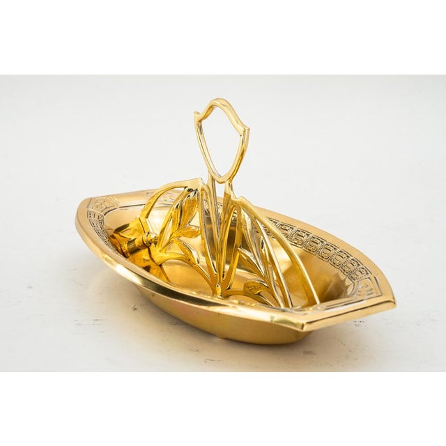 Jugendstil Brass Centerpiece, 1907 For Sale - Image 6 of 10