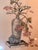 Mid 20th Century Vintage Harrison Chinoiserie Floral Still Life Fretwork Wood Frame 19x15.5 For Sale - Image 5 of 7