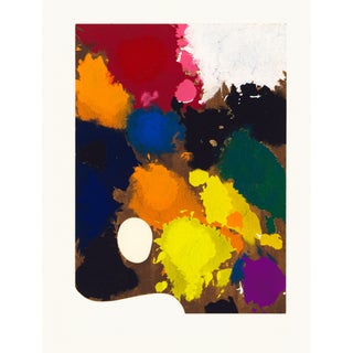 1967 Joan Miró Pochoir "La Palette De L'Artiste" (Artist's Palette) For Sale