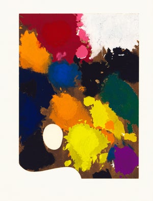 1967 Joan Miró Pochoir "La Palette De L'Artiste" (Artist's Palette)