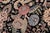 Botanical 1990's Pak-Persian Black/Gold Wool Round Rug- 8'2'' X 8'3'' For Sale In New York - Image 6 of 9