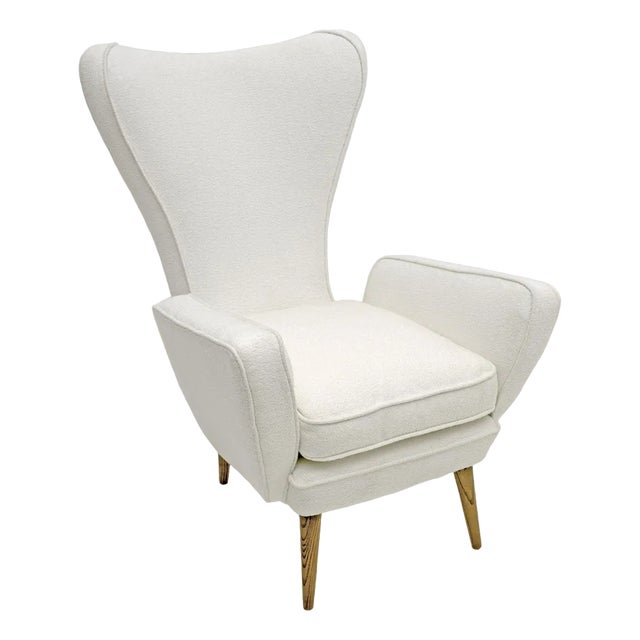 Bouclè Armchair by Emilio Sala & Giorgio Madini for Fratelli Galimberti Cantù, 1950s For Sale