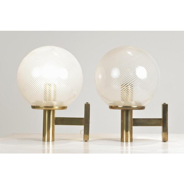 Thread Glass Filigran Wall Lights by Paolo Venini, Italy, 1940s, Set of 2 For Sale - Image 6 of 10