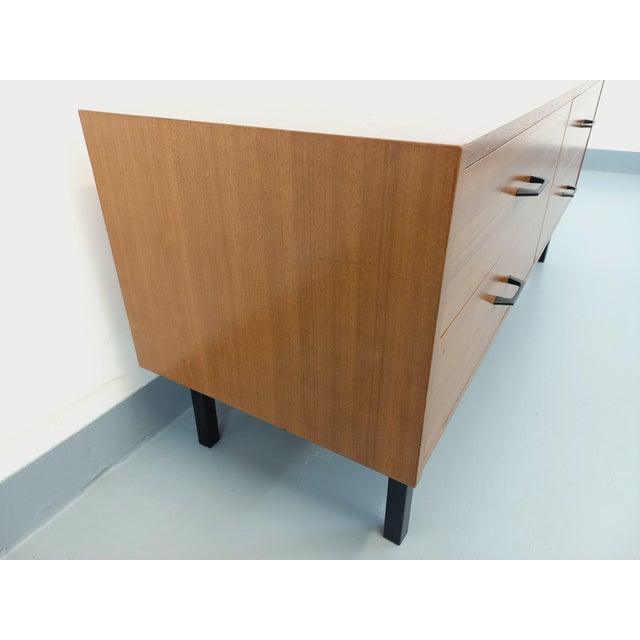 Small Vintage Sideboard in Teak and Metal, 1960s For Sale - Image 3 of 15