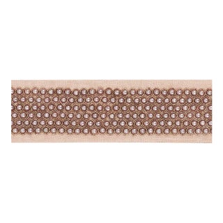 Schumacher Garbo Tape in Blush For Sale